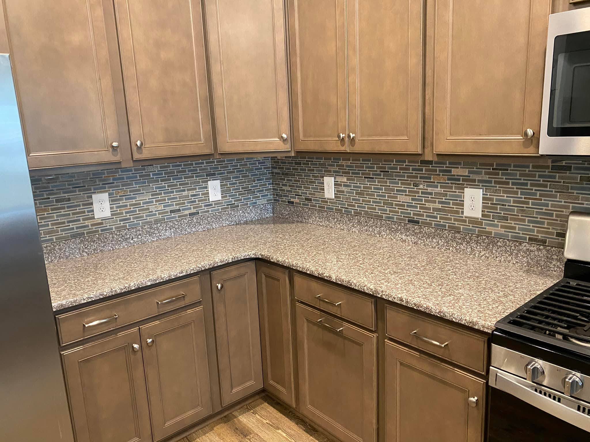 CustomTile6 Glass Backsplash in Myrtle Beach, SC